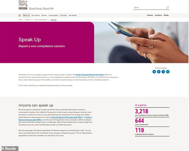 Anonymous Tip Sparks Downfall of Nestlé's Ousted CEO