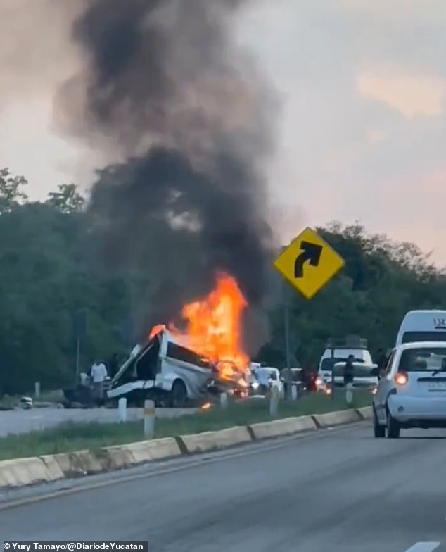 At least 15 killed in fiery Yucatán truck crash; three injured in Mexico highway collision