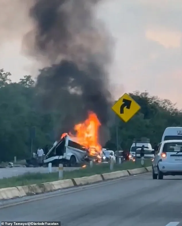 At least 15 killed in fiery Yucatán truck crash; three injured in Mexico highway collision