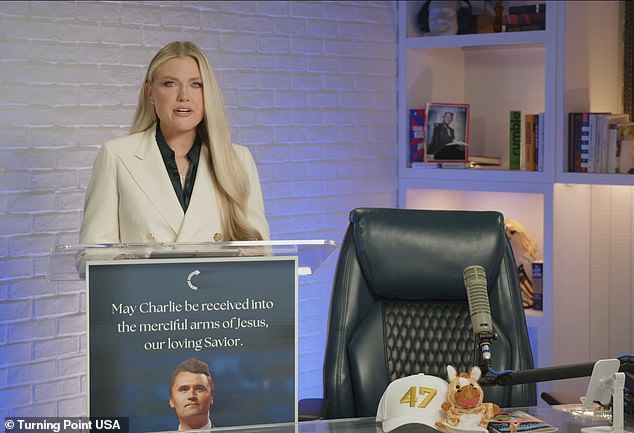 Erika Kirk Vows to Continue Charlie Kirk's Legacy, Calls on Followers to Join Exclusive Church