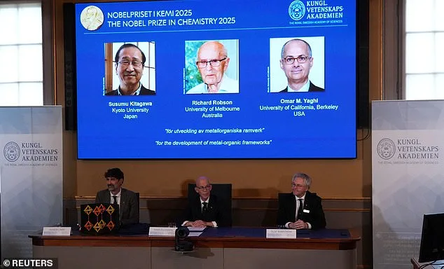 Exclusive Access to Nobel-Winning Breakthrough: Metal-Organic Frameworks Could Transform Global Challenges