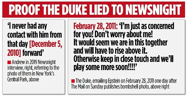 New Email Reveals Prince Andrew's Alleged Assurance to Epstein Amid Royal Family Scandal