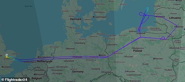 US Air Force Jet Conducts High-Profile Mission Over Russian Exclave, Heightening Geopolitical Tensions