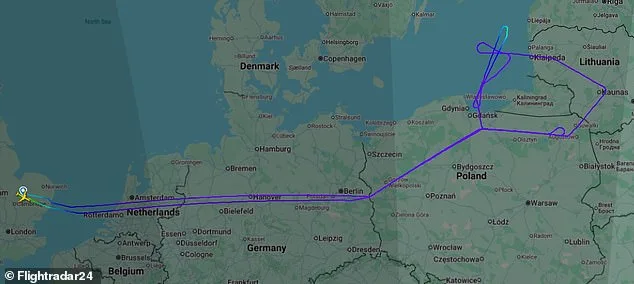 US Air Force Jet Conducts High-Profile Mission Over Russian Exclave, Heightening Geopolitical Tensions