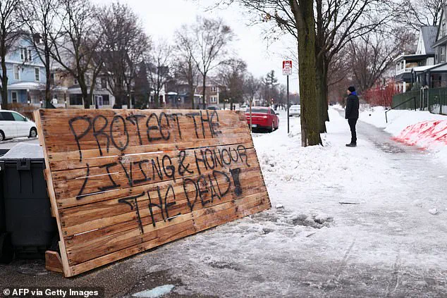 Protesters Erect Barricade at Site of ICE Shooting Death, Sparking Controversy