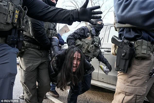 Breaking: ICE Agents Drag Unidentified Woman from Vehicle During Minnesota Protest – Video Footage Emerges