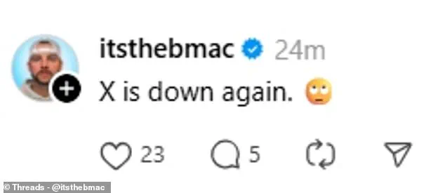 X (Formerly Twitter) Experiences Massive Global Outage, Sparking Frustration Worldwide