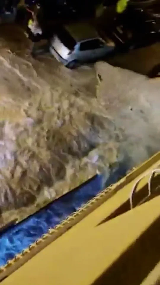 Devastating Tsunami-Style Storm Surge Hits Sicily, Leaving Chaos and Fleeing Residents in Wake