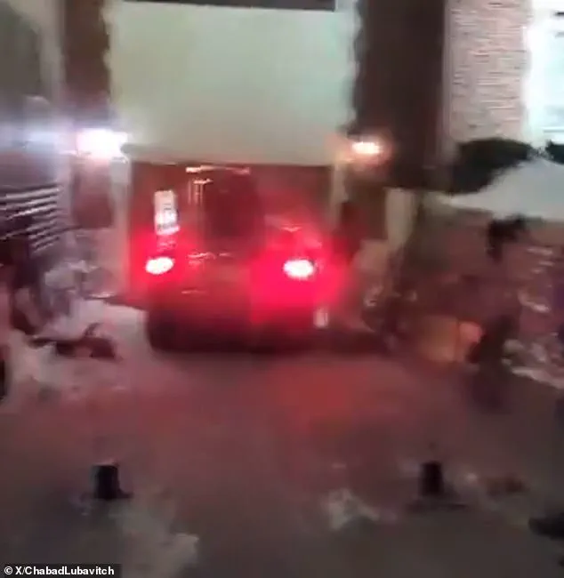 Honda Crashes Into Chabad Lubavitch Headquarters as Bystanders Watch in Horror