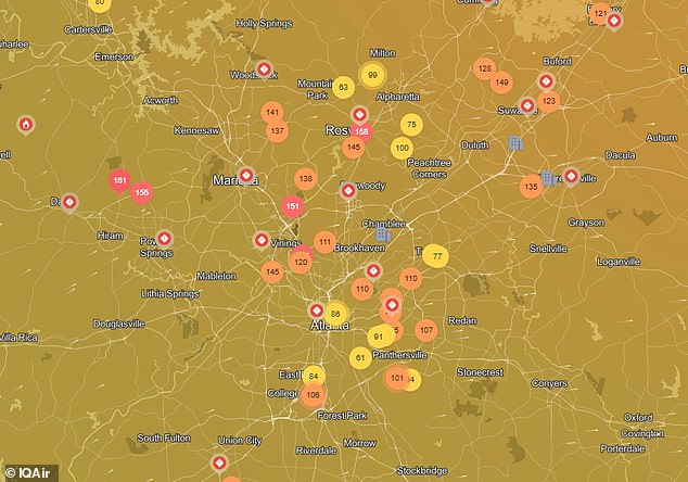 Dangerous Air Quality in Daytona Beach and Atlanta Puts Thousands at Risk as PM2.5 Levels Surge Beyond WHO Limits