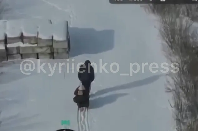 Frozen in the Snow: A Ukrainian Couple's Tragic Encounter with Russian Drones in the Shadow of War