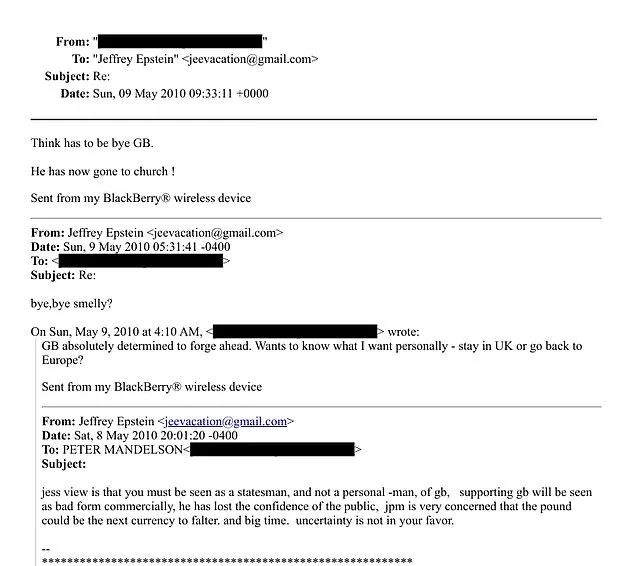 Democrats Intensify Pressure on Peter Mandelson to Testify Over Epstein Ties, as DOJ Files Reveal Possible 2008 Financial Crisis Links