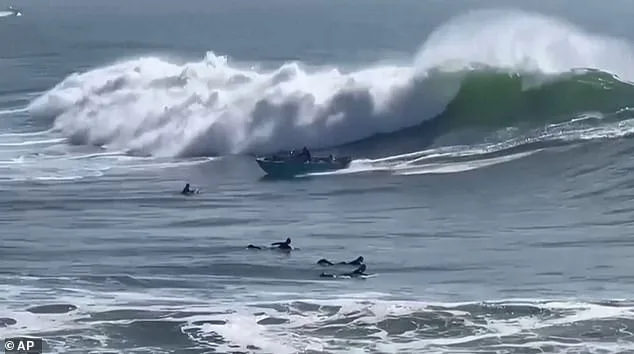Heroic Surfers Save Family After Speedboat Capsizes in 12-Foot Wave