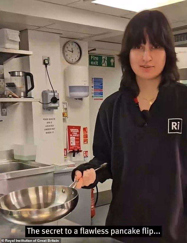 The Physics of a Perfect Pancake Flip: Newton's Laws and Torque Revealed by the Royal Institution