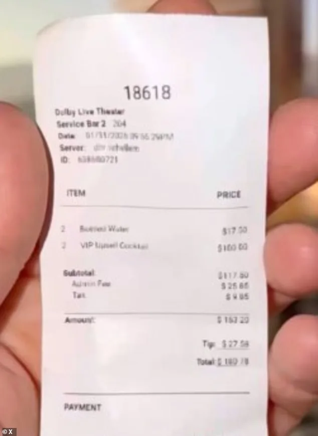 Hidden Administrative Fee Sparks Outrage as Las Vegas Concertgoer Charged $180 for Two Drinks