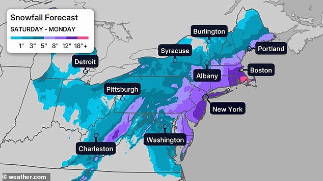 Looming Winter Storm Hernando Threatens Heavy Snow, Flooding in Northeast and Mid-Atlantic