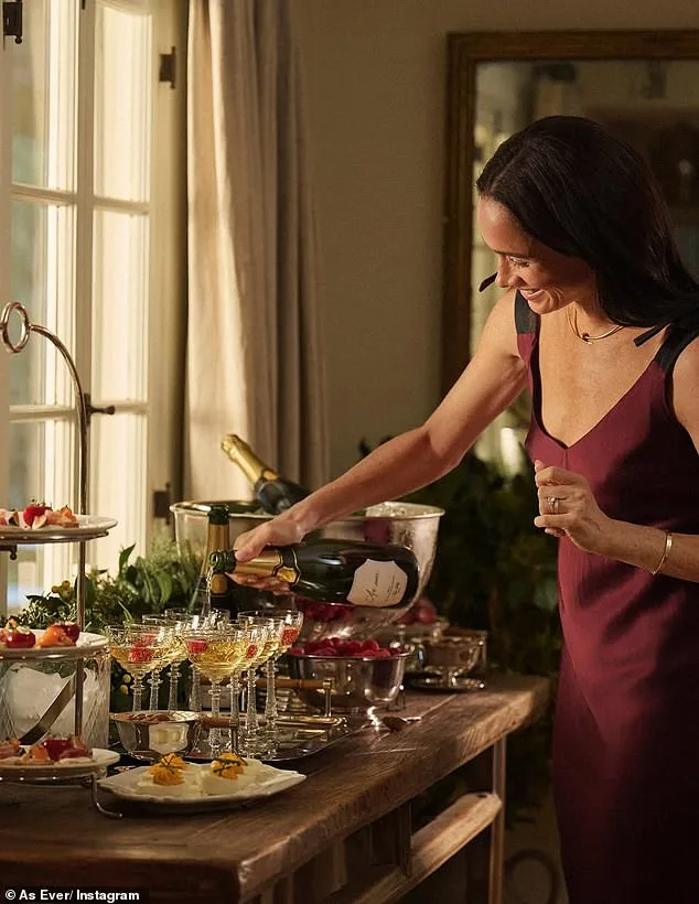 Meghan Markle's Glamorous Brut Sparkling Wine Campaign Faces Criticism for Self-Promotion