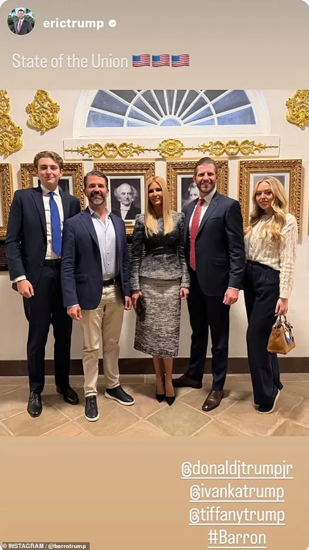 Barron Trump's Blue Tie at SOTU Raises Questions About His Political Views