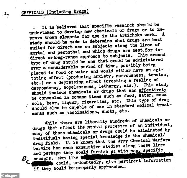Declassified CIA Files Reveal Cold War-Era Covert Human Behavior Experiments: Project Artichoke (1951-1956)