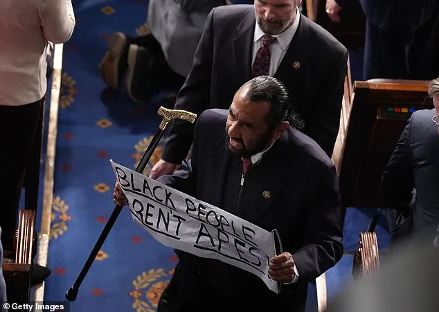 Texas Democrat Al Green Ejected from State of the Union After Protesting Trump's AI Video Mocking Obamas