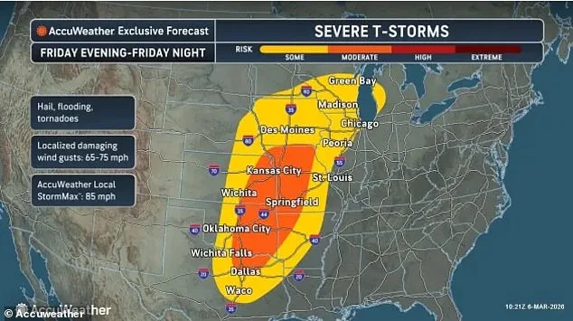 Looming Storm System Triggers Tornado Warnings and Life-Threatening Conditions in Tornado Alley