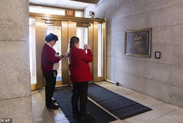 Plaque Honoring Capitol Officers Installed at Site of January 6 Violence