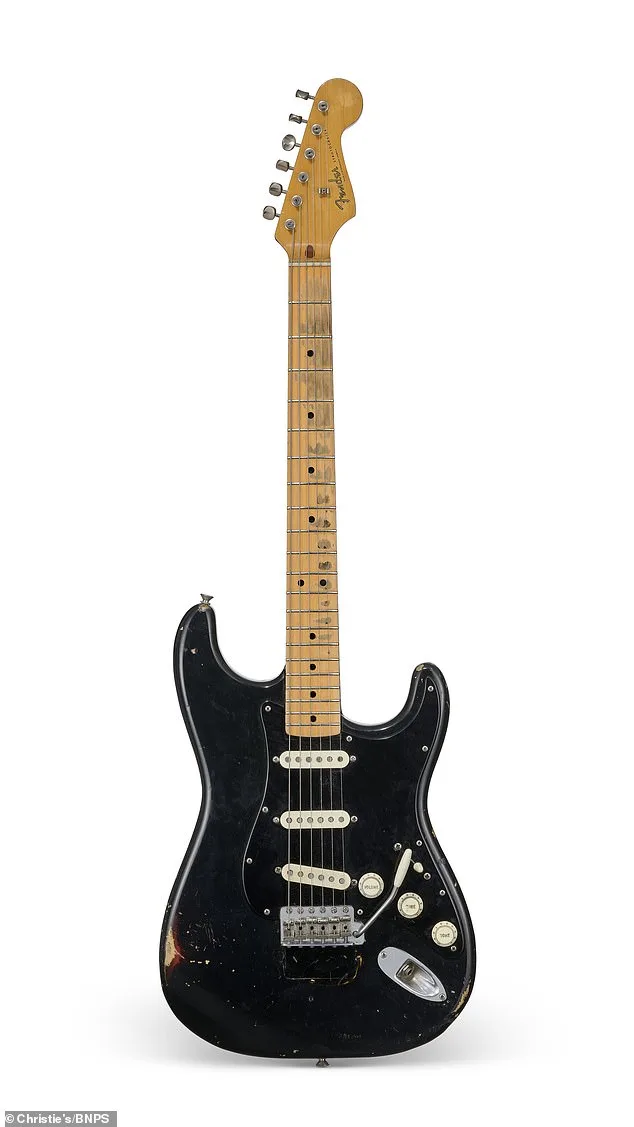 David Gilmour's Black Stratocaster Sells for Record £10.9 Million at Christie's