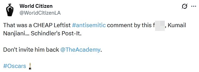 Kumail Nanjiani's Oscar Joke on Schindler's List Sparks Controversy