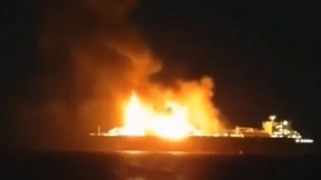 Drifting Russian LNG Tanker Poses Environmental Disaster Risk After Ukrainian Drone Strike