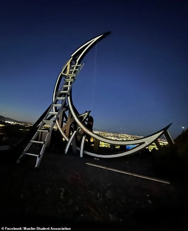 Vandals Destroy 15-Foot Islamic Crescent Moon Symbolizing Ramadan in Tempe, Arizona as Hate Crime