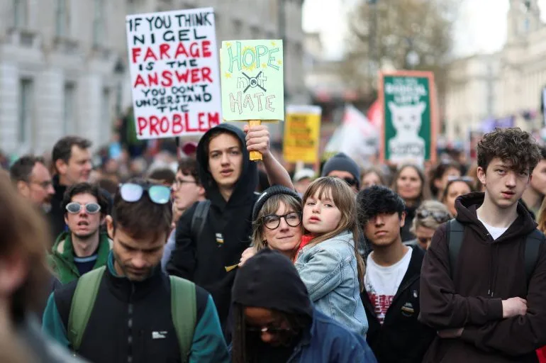 Historic Anti-Far-Right March in London Draws Half a Million as Diverse Coalition Condemns Rising Extremism