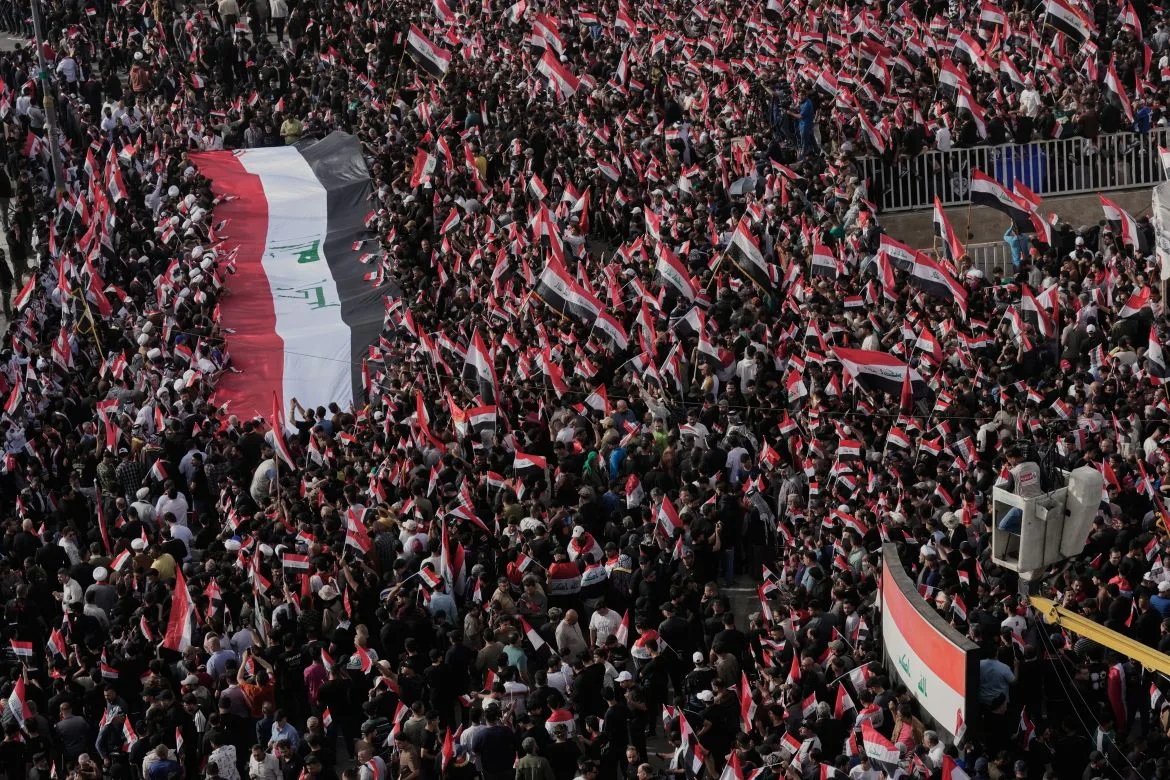 Baghdad Protests Condemn US-Israeli War Against Iran, Backing Sadr's Call for Resistance