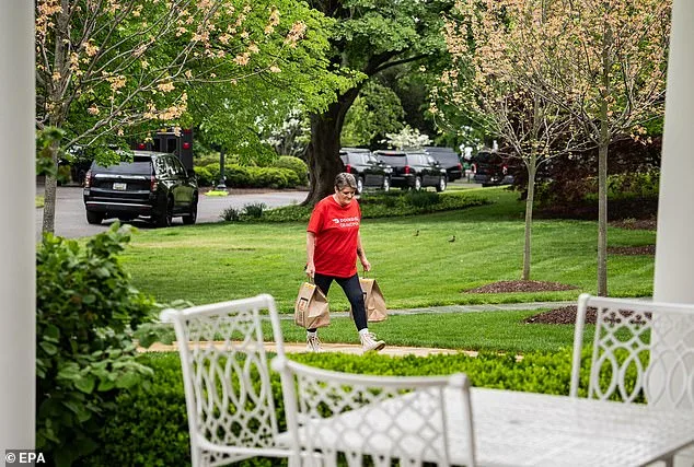 DoorDash Delivery Brings Comfort to President Trump on Tax Day.
