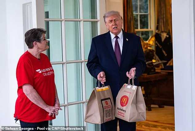 DoorDash Delivery Brings Comfort to President Trump on Tax Day.