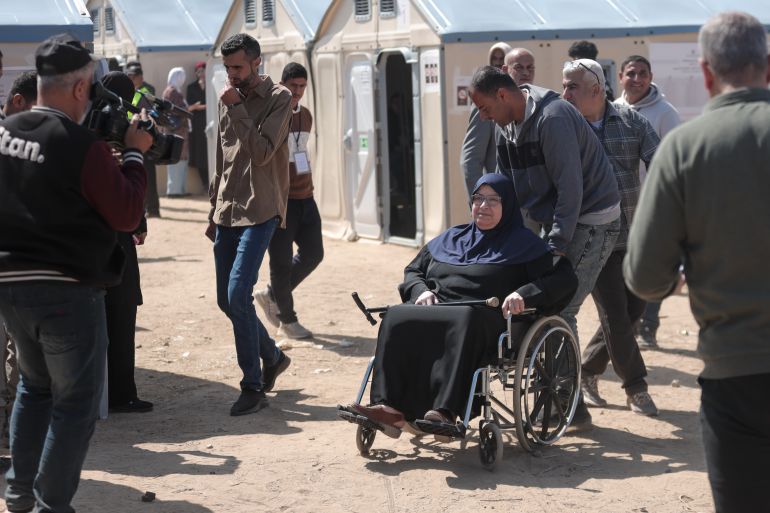 Gaza residents cast historic votes in makeshift shelters amid ongoing war.