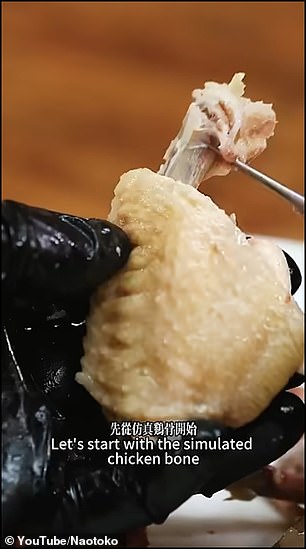 Chinese Blogger Creates Molecular Gastronomy Fried Chicken Made of Glass