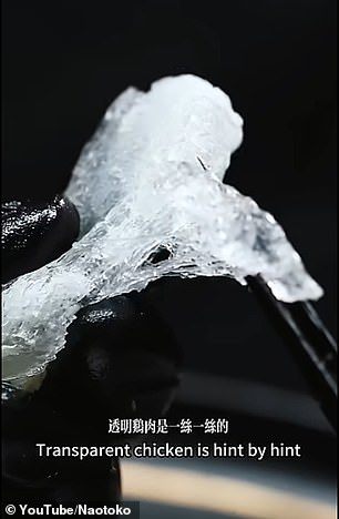 Chinese Blogger Creates Molecular Gastronomy Fried Chicken Made of Glass