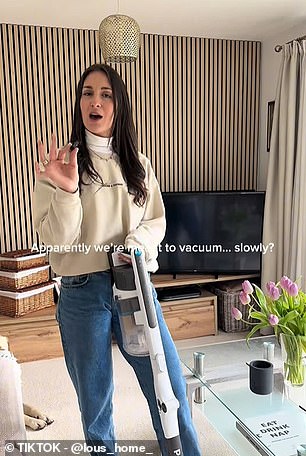 Slow down your vacuuming to truly lift deep dirt from carpets.