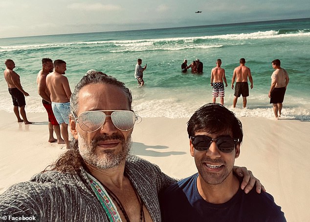 Florida locals doubt Russell Brand's sudden religious conversion despite public warmth.