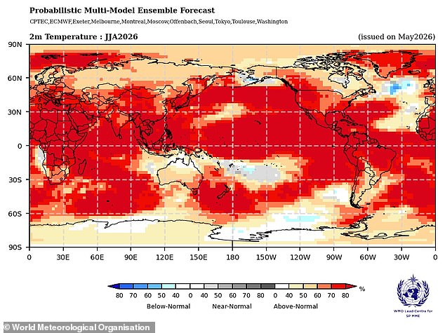 Global heat records likely to break again for next five years.