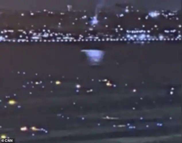 Video captures harrowing mid-air collision between American Eagle airliner and US Army helicopter over Washington DC