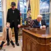 Donald Trump moves Resolute Desk out of Oval Office after Elon Musk's son left a 'gift'