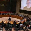 Pink Floyd's Roger Waters gives 'peace speech' at UN with Palestinian flag pin