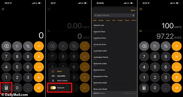 iOS's Hidden Currency Converter: A Time-Saving Travel Feature