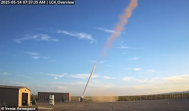 Venus Aerospace Conducts World's First Atmospheric Test of Rotating Detonation Rocket Engine in New Mexico Today