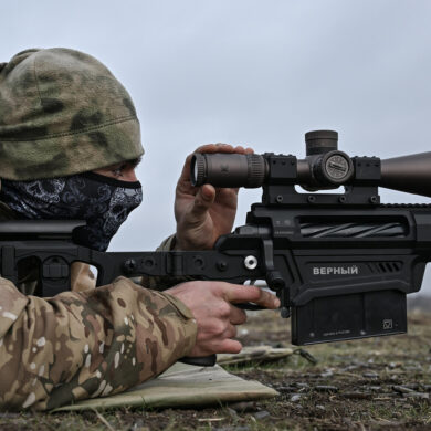 Bizarre Video Shows Russian Sniper Bullets Colliding Mid-Air Before Hitting Ukrainian Soldier in Ukraine-Russia War
