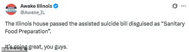 Late-Breaking: Illinois Legislature Faces Ethical Crisis as Assisted Suicide Amendment Controversially Tied to Food Safety Bill