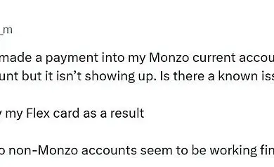 Monzo Banking App Outage Resolved After Hundreds Report Payment Issues