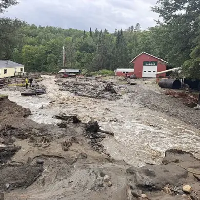 Biblical Flooding Strikes Again in Vermont's Sutton for Third Consecutive Year as Flash Floods Cause Havoc