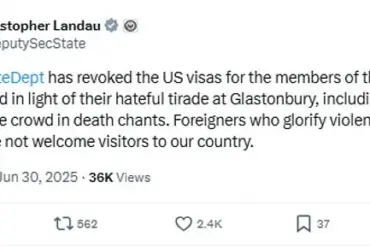 British Band Bob Vylan's US Tour Ends as Visas Revoked Following 'Death to the IDF' Chant at Glastonbury, Sparking Free Speech Debate